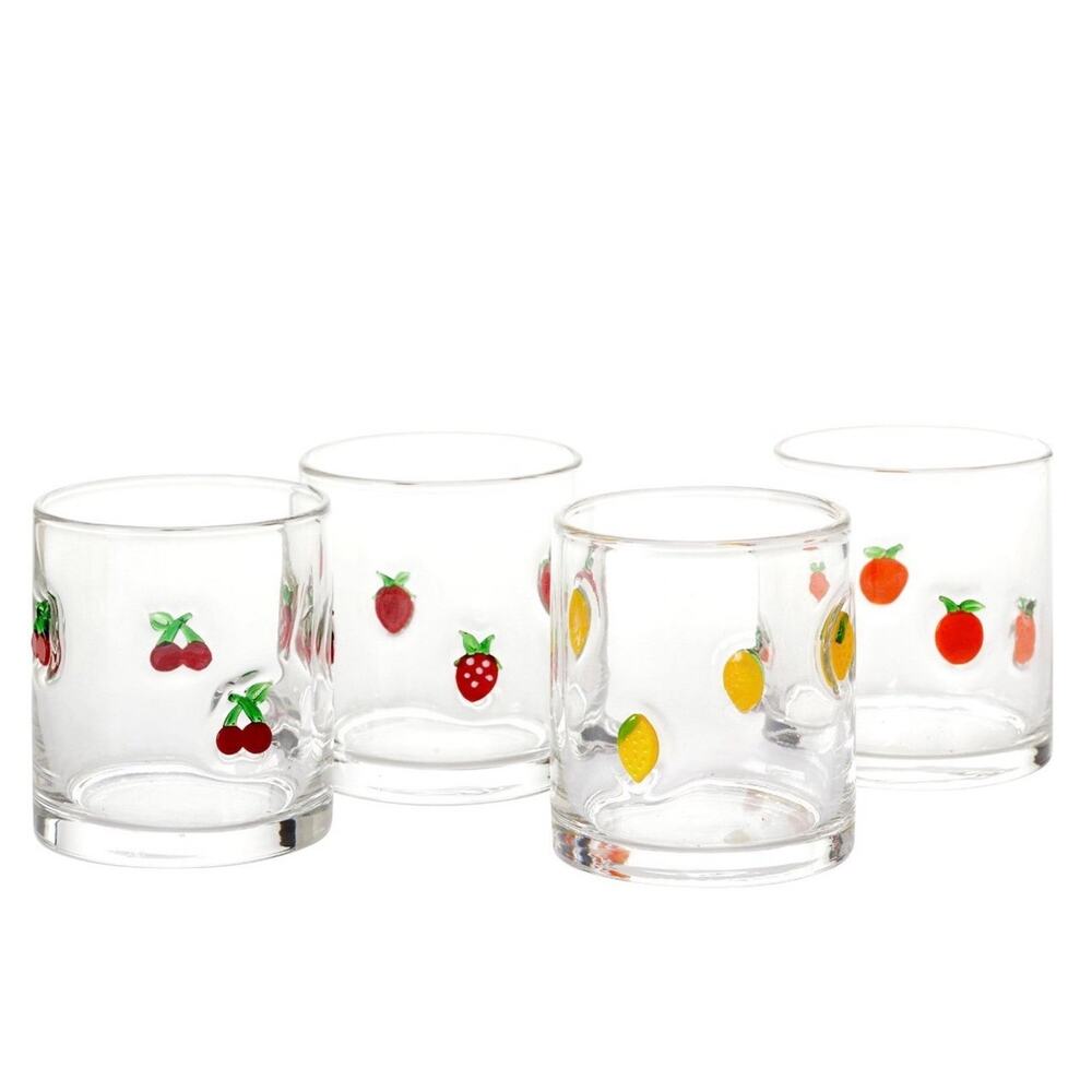 2 Pandex 14 oz. Icon Glasses Set of 4
